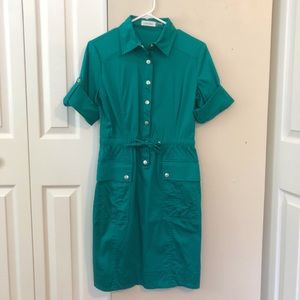 Green Calvin Klein dress size 4